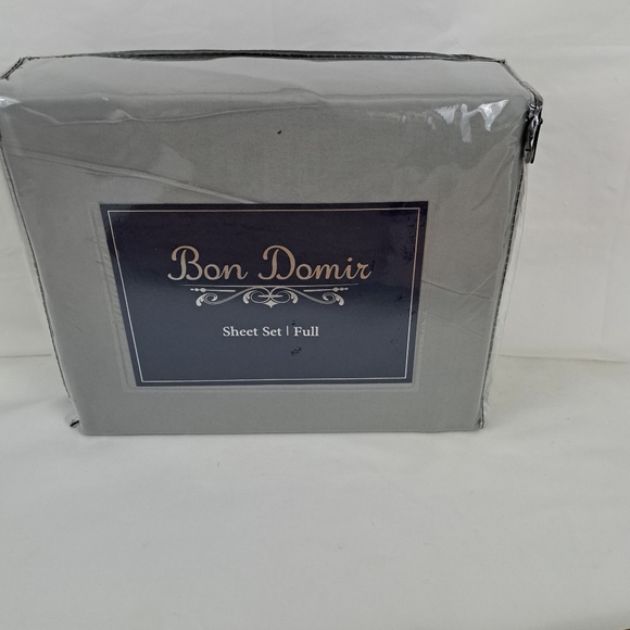 Bon Domir Gray Full Sheet Set - Picture 2 of 7
